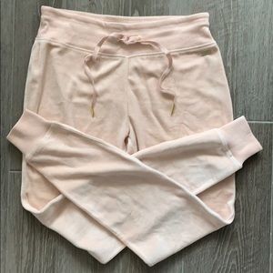 Calvin Klein Drawstring Velour Jogger Pants